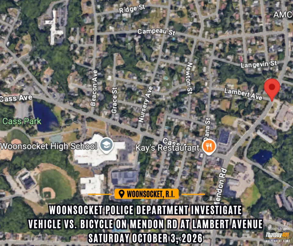 Woonsocket Police Department Investigate Accident Involving a Bicyclist