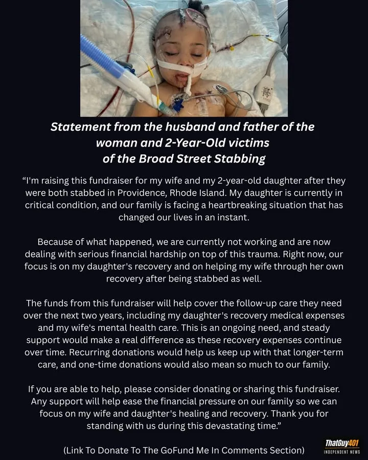 Support The Family And Victims Of Providence Broad Street Stabbing