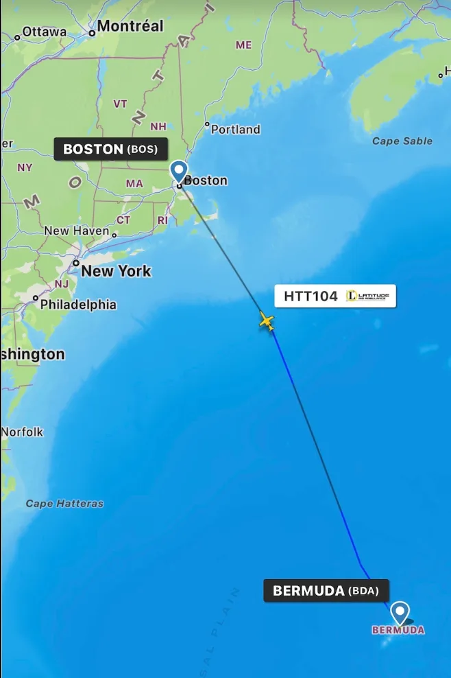 New Communications Detail Bermuda-to-Boston Missing Air Ambulance Flight From Takeoff to Emergency