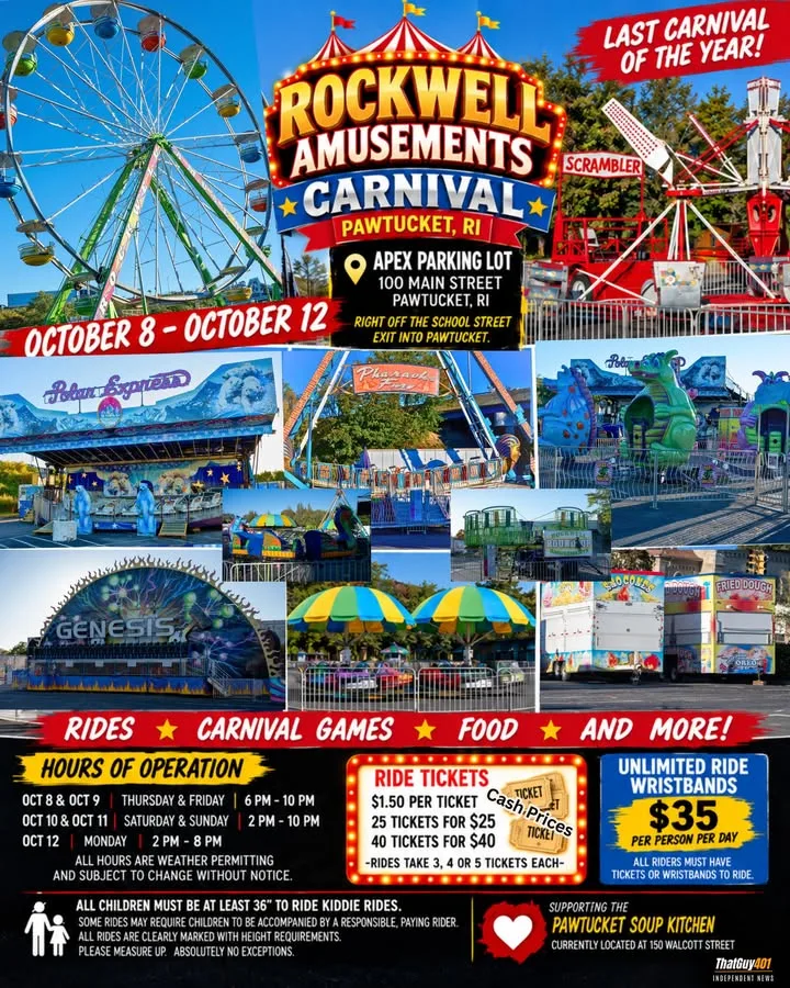 CARNIVAL COMES TO PAWTUCKET THIS WEEK