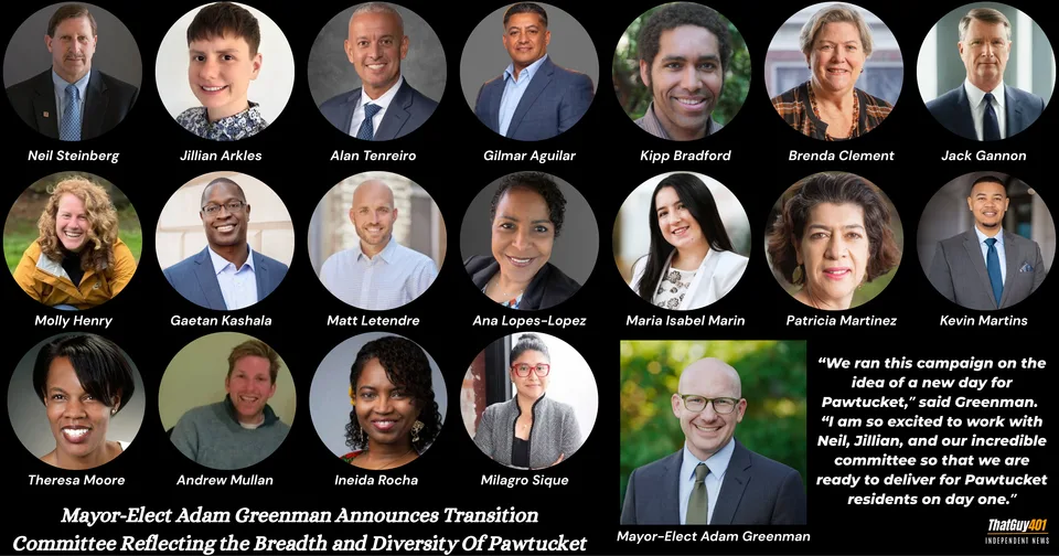 Pawtucket’s Transition Committee Brings Together Diverse Backgrounds to Help Shape the Next Administration