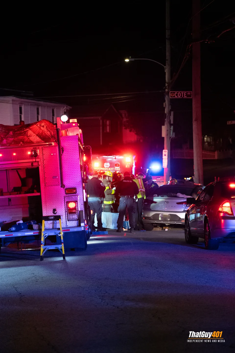 Woonsocket Police, Woonsocket Fire And UMass LifeFlight Respond To Serious Single Vehicle Crash